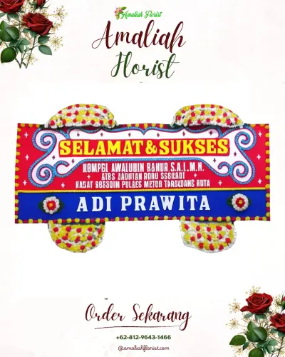 Karangan Bunga Ucapan Selamat di Kadakajaya