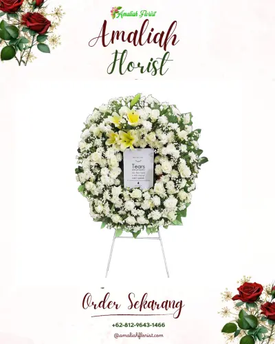 Krans Bunga Duka Cita di Kadakajaya